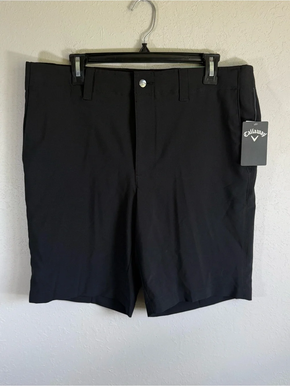 Callaway Men's Black Athletic Golf Shorts